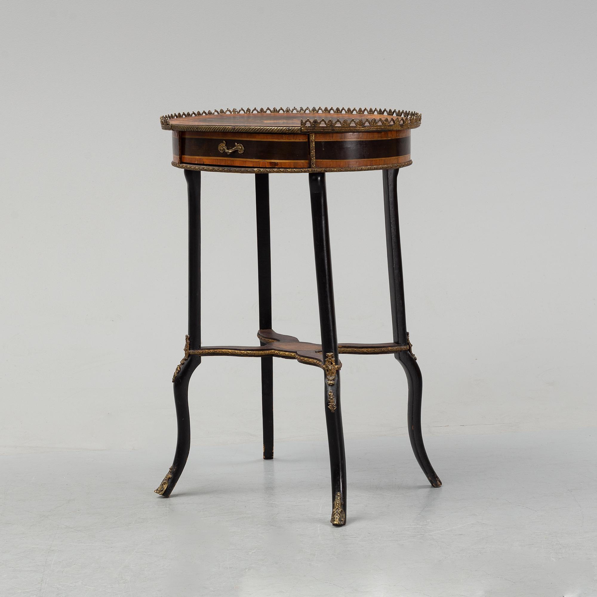 A ca 1900 sewing table.