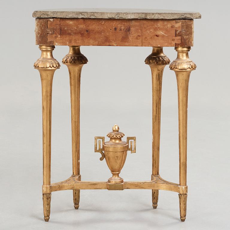 KONSOLBORD, gustavianskt stockholmsarbete, 1700-talets slut.