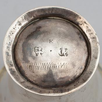 Petter Zettersteen, a silver beaker, Norrköping (1712-44).