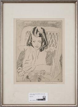 Carl Wilhelmson · CARL WILHELMSON, etsning, sign o numr 31/100.
