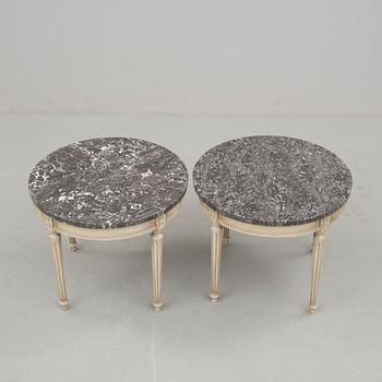 BORD, ett par. Louis Seize-stil, 1900-talets andra hälft.