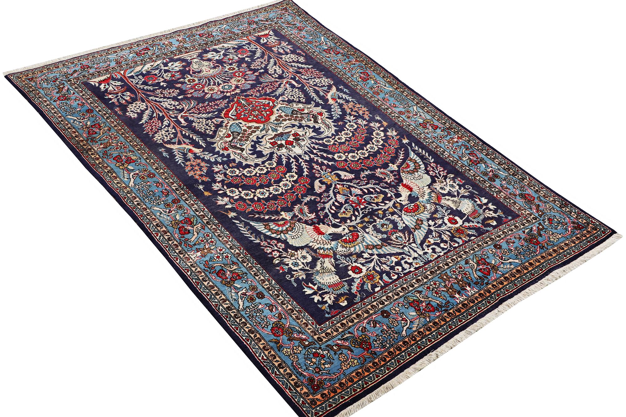 Matta, Sarouk, ca 255 x 155 cm.