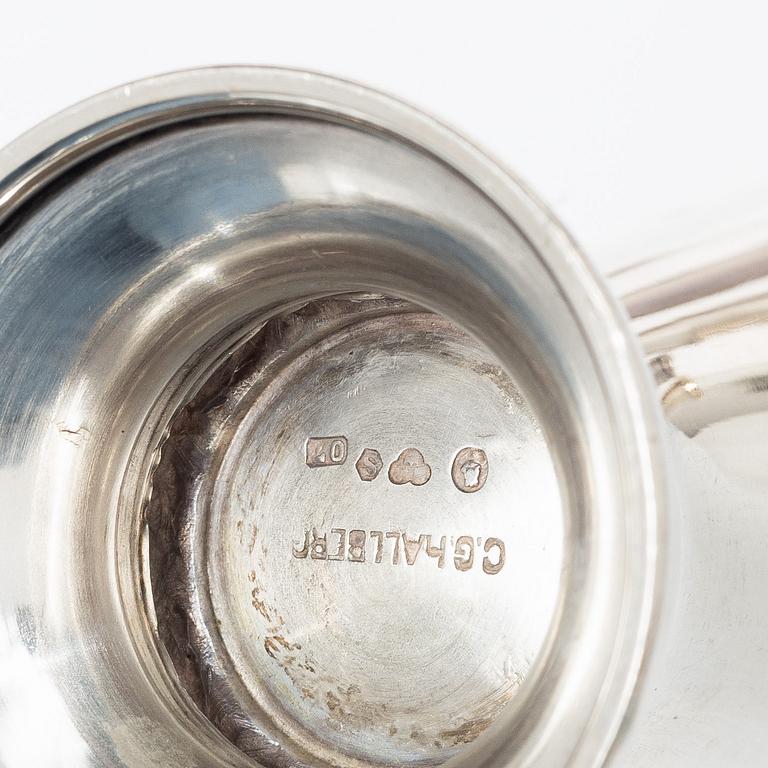 Cup, 7 pcs, silver, including CG Hallberg, Stockholm 1918.
