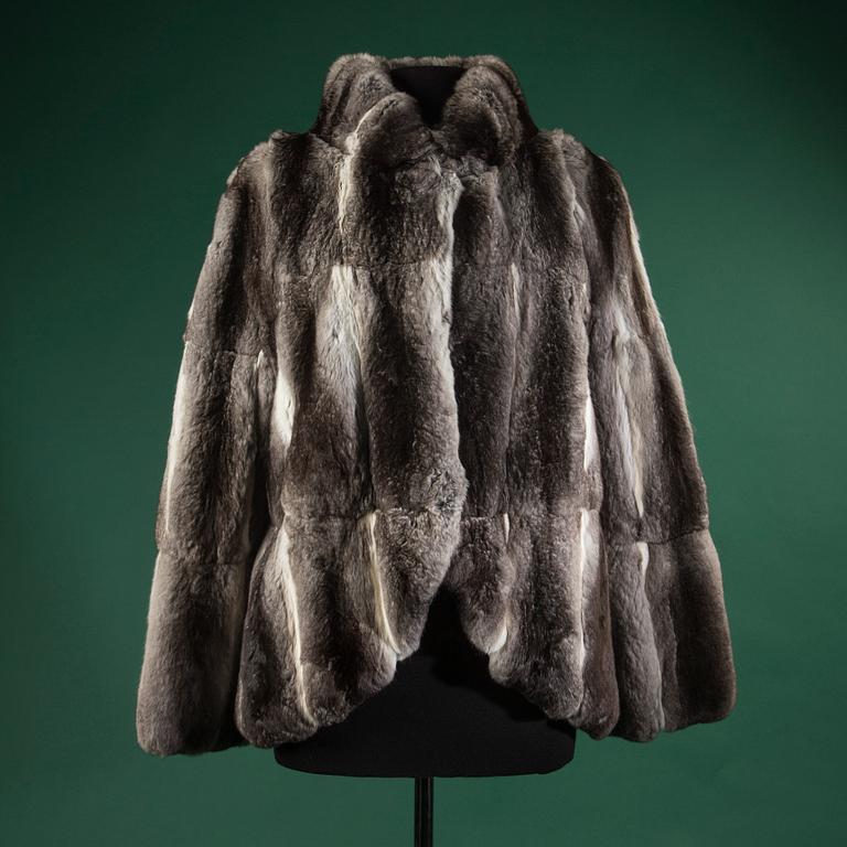 A fur jacket by KIWI FURS, Stockholm.