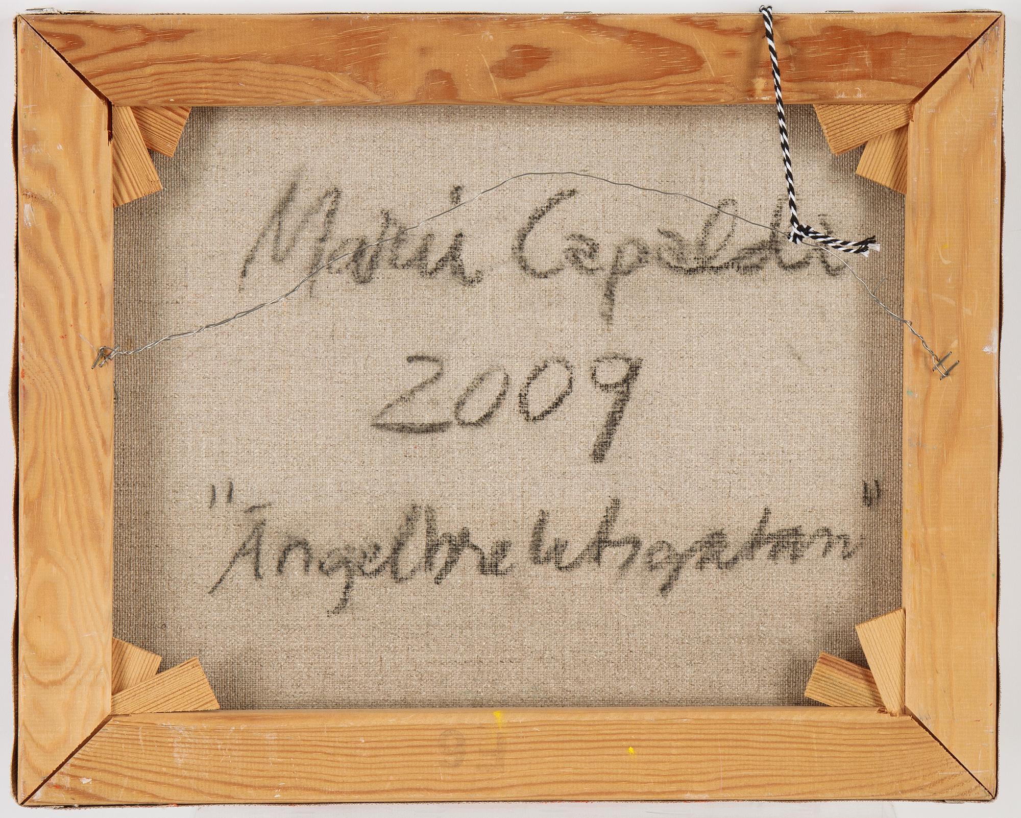 Marie Capaldi, oil on canvas, signed and dated 2009 verso.