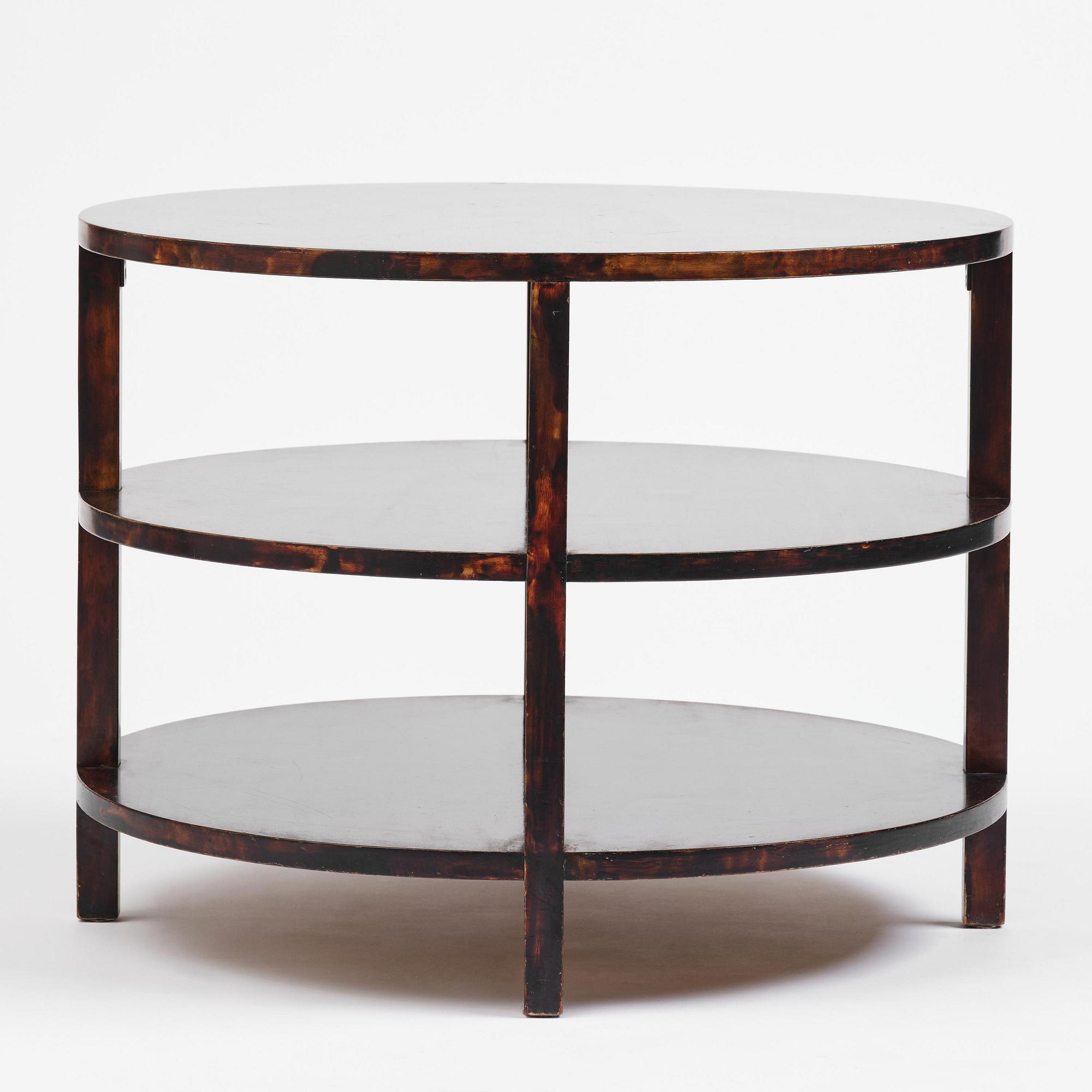Björn Trägårdh, a rare coffee table model 158, Firma Svenskt Tenn, Stockholm, 1930s.