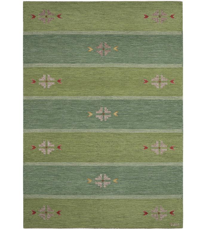 Nils Nilsson, a flat weave carpet, signed NN, c. 300 x 200 cm.