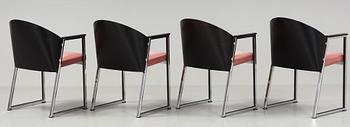 A set of four chairs Mondi by Jouko Järvisalo, Inno, Finland.