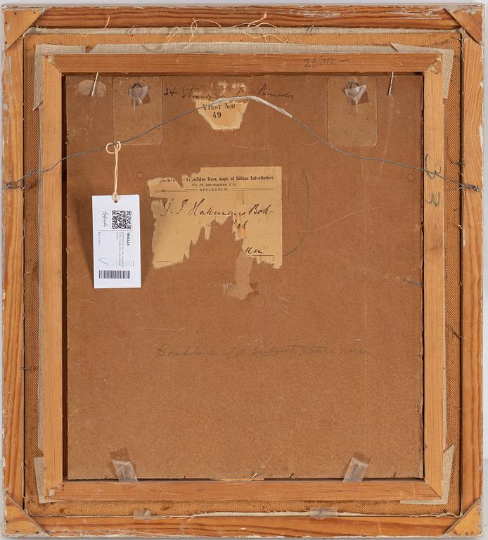 HERMAN AF SILLÉN, oil on canvas, signed och dated (19)03.