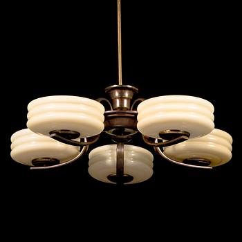 Paavo Tynell, taklampa, modell 1439, Taito 1930-tal.