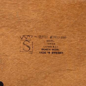 a Svante Skogh oak coffee table from Seffle Möbelfabrik, mid 20th century.