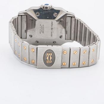 CARTIER SANTOS armbandsur, 29 x 28 (41) mm.