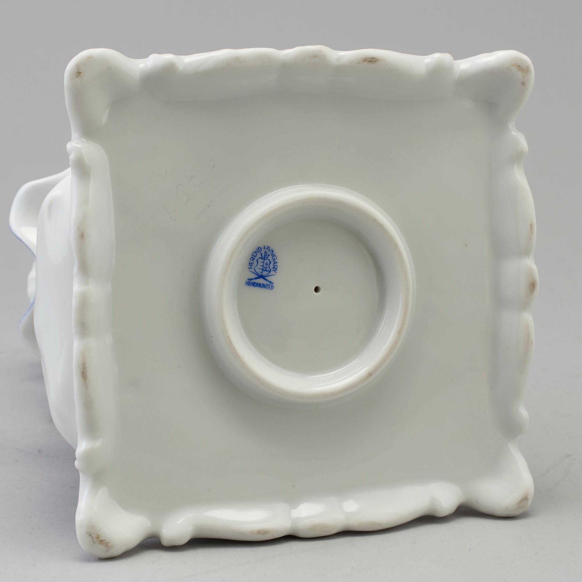 A 20th century Hungarian Herend porcelain figurine.