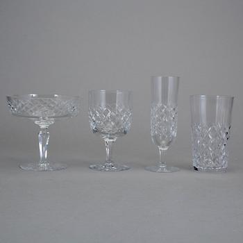 GLASSERVIS, 40 delar, "Briljant", Åfors, 1900-tal.