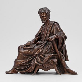 MATHURIN MOREAU, efter, skulptur, brons. 1900-tal.