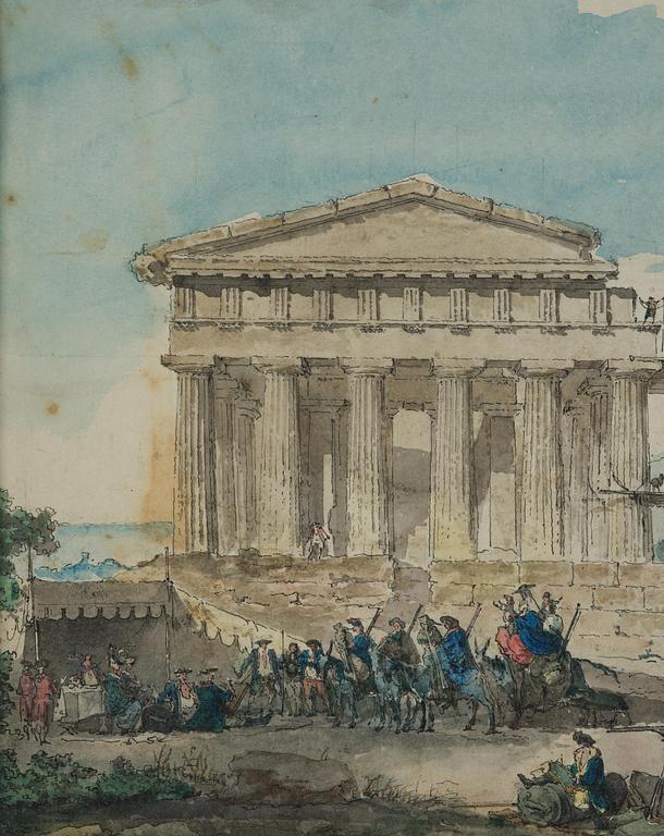 Louis Jean Desprez, ”Le Temple de la Concorde à Agrigente”.