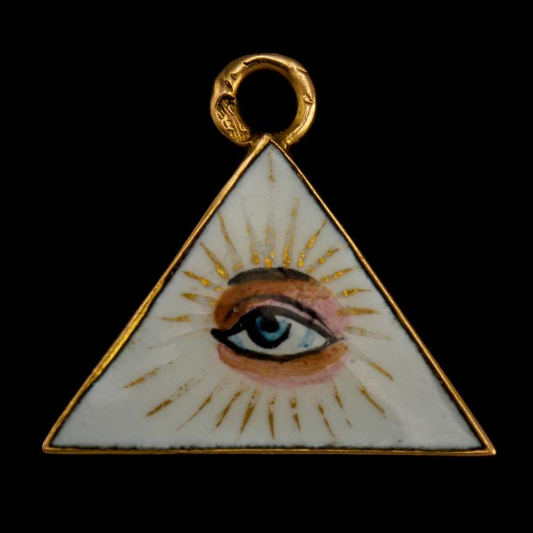 FRIMURARHÄNGE, 18k guld, 1900-talets första hälft.