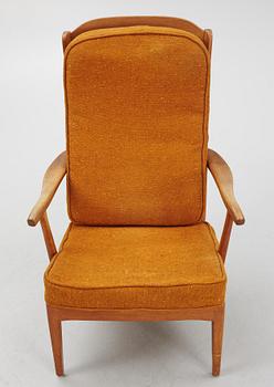 Carl Malmsten, a "Stora Fjäderbrickan" armchair, mid 20th century.