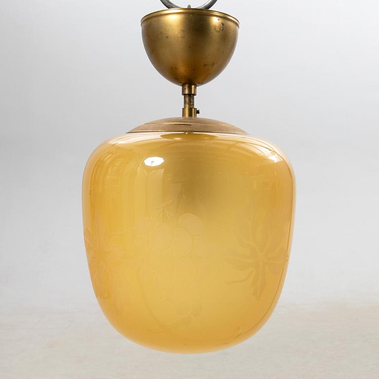 Ceiling lamp, 1940s.