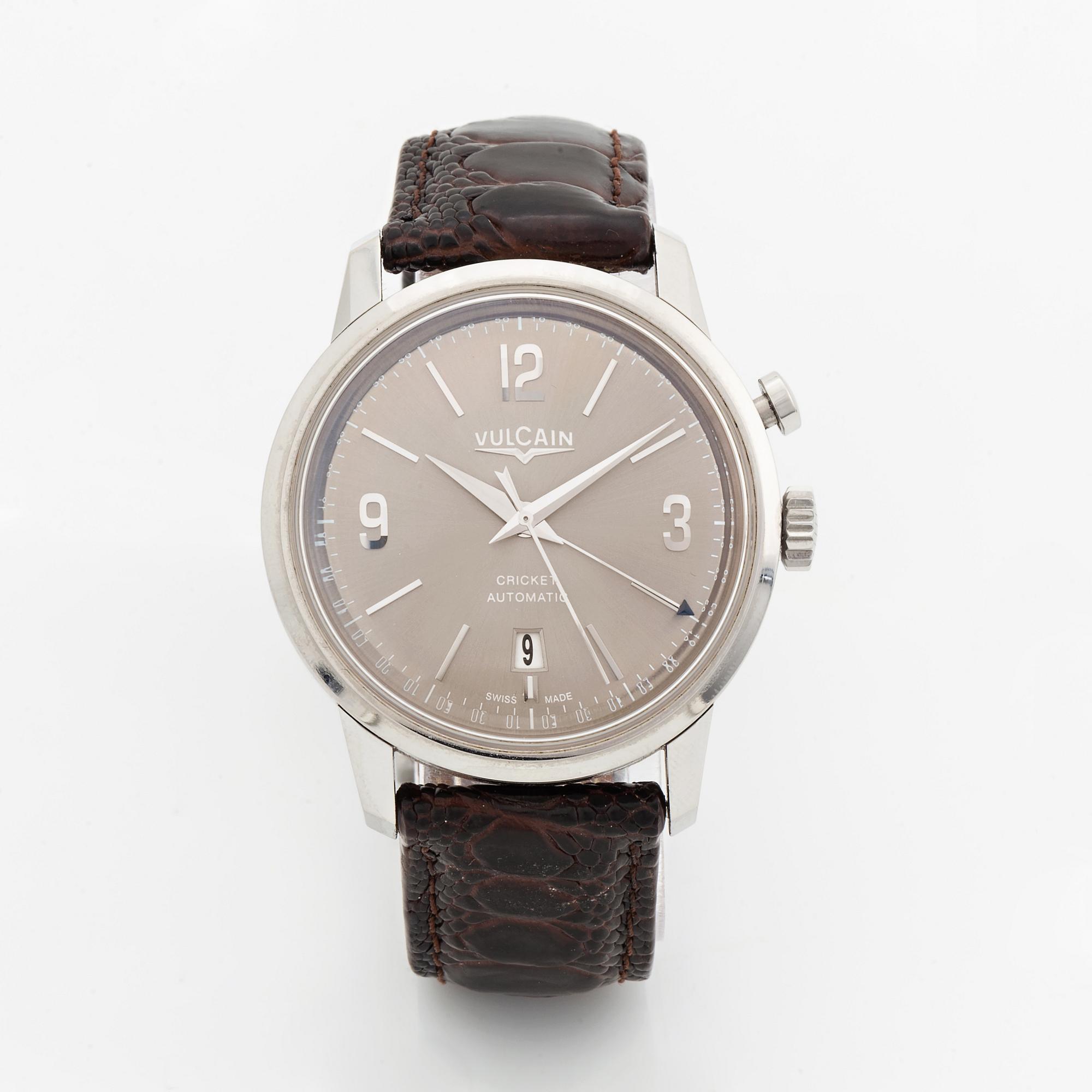 Vulcain, Cricket, 50s Presidents, wristwatch, 42 mm.