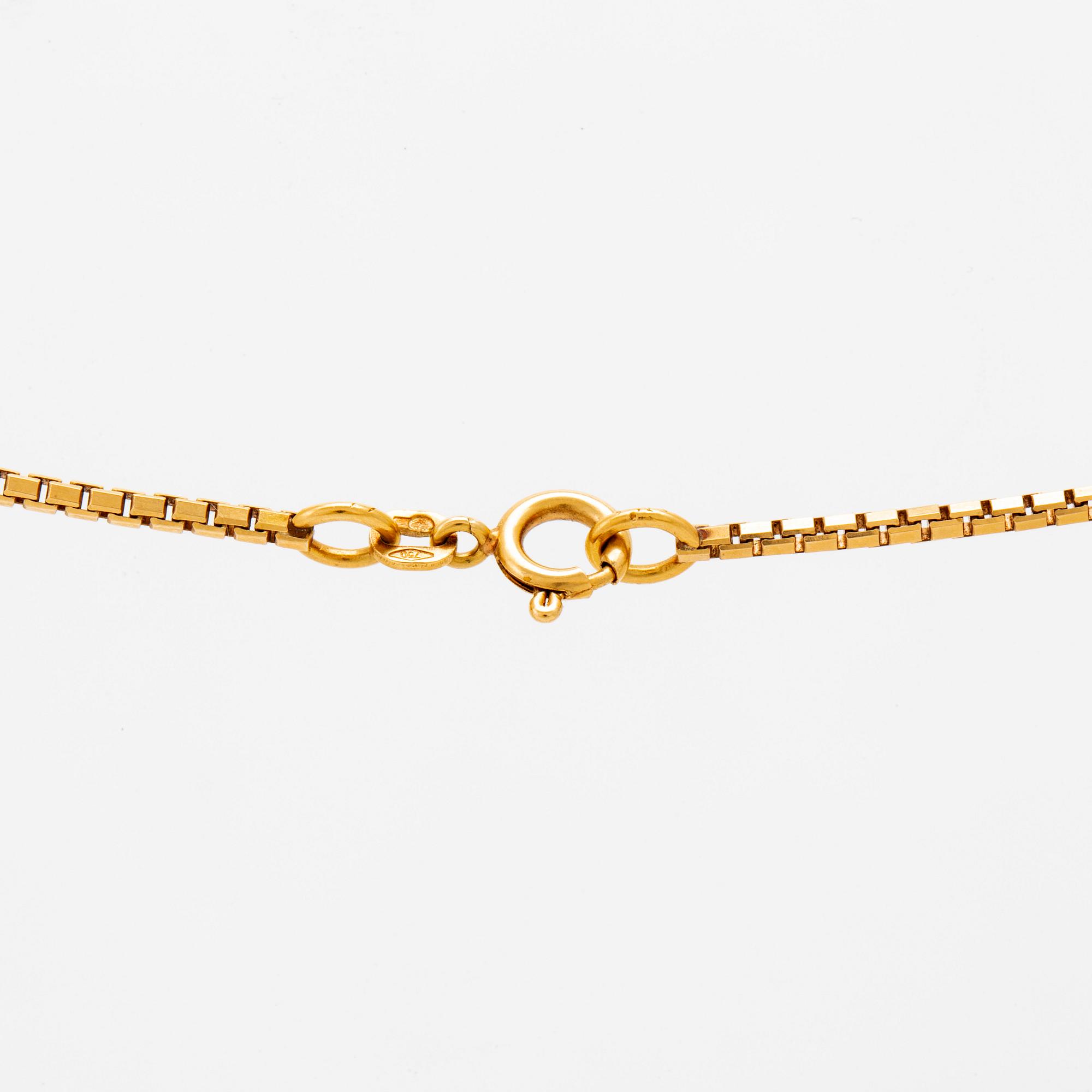 Goldchain, 18K, approx 38 cm, 10.2 g.