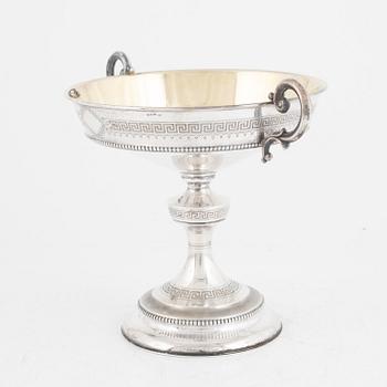 A Swedish silver bowl, mark of Gustaf Möllenborg, Stockholm 1879.