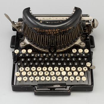 A Columbia Bar Lock typewriter, early 20th century.