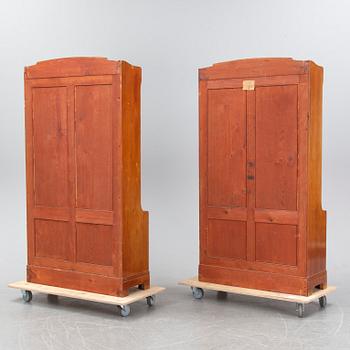 Bokhyllor, ett par, Jugend, 1900-talets början.