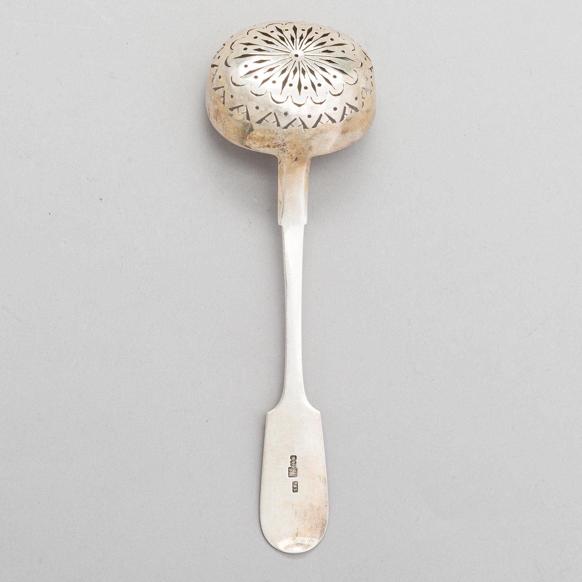 Peter Silventoinen, sirotelusikka, hopeaa, Pietari, Venäjä 1887.