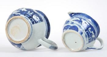 SÅSSNIPOR, 2 st, porslin, Kina.