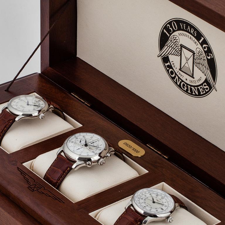 LONGINES, Set of 3 Watches, Limited edition No. 920/1000, 1997.