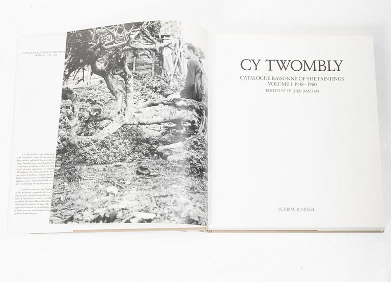 Cy Twombly, Book, Catalogue of the Paintings, Volume I, 1948–1960. Schirmer/Mosel, Munich, October 1992.