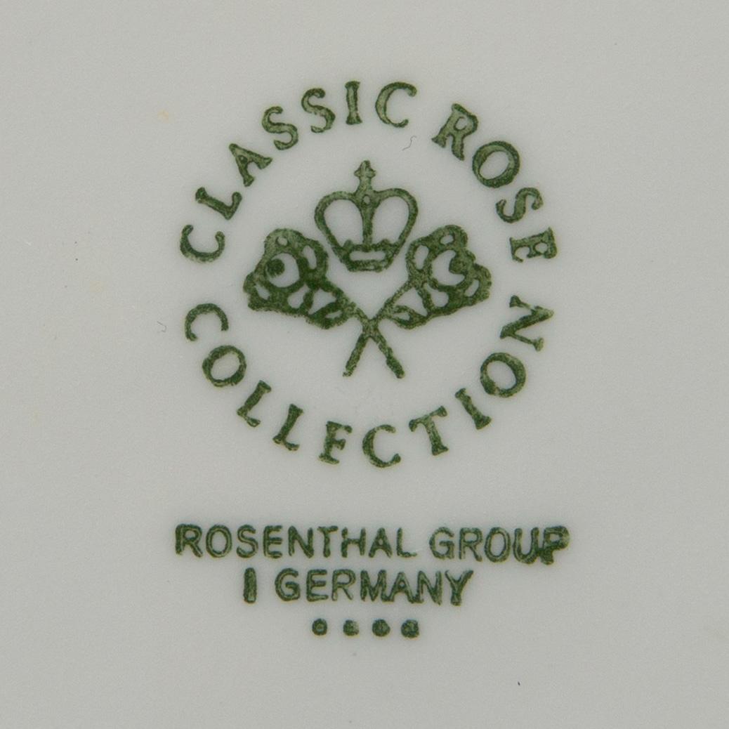 MATSERVIS, porslin, Rosenthal "Maria / Classic Rose Collection", 80 delar.