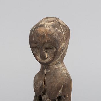 A standing sculpture, Western Africa.