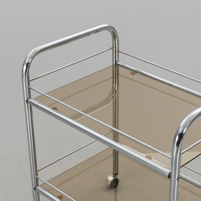 A SERVING TROLLEY FROM THE SECOND HALF OF 20TH CENTURY,