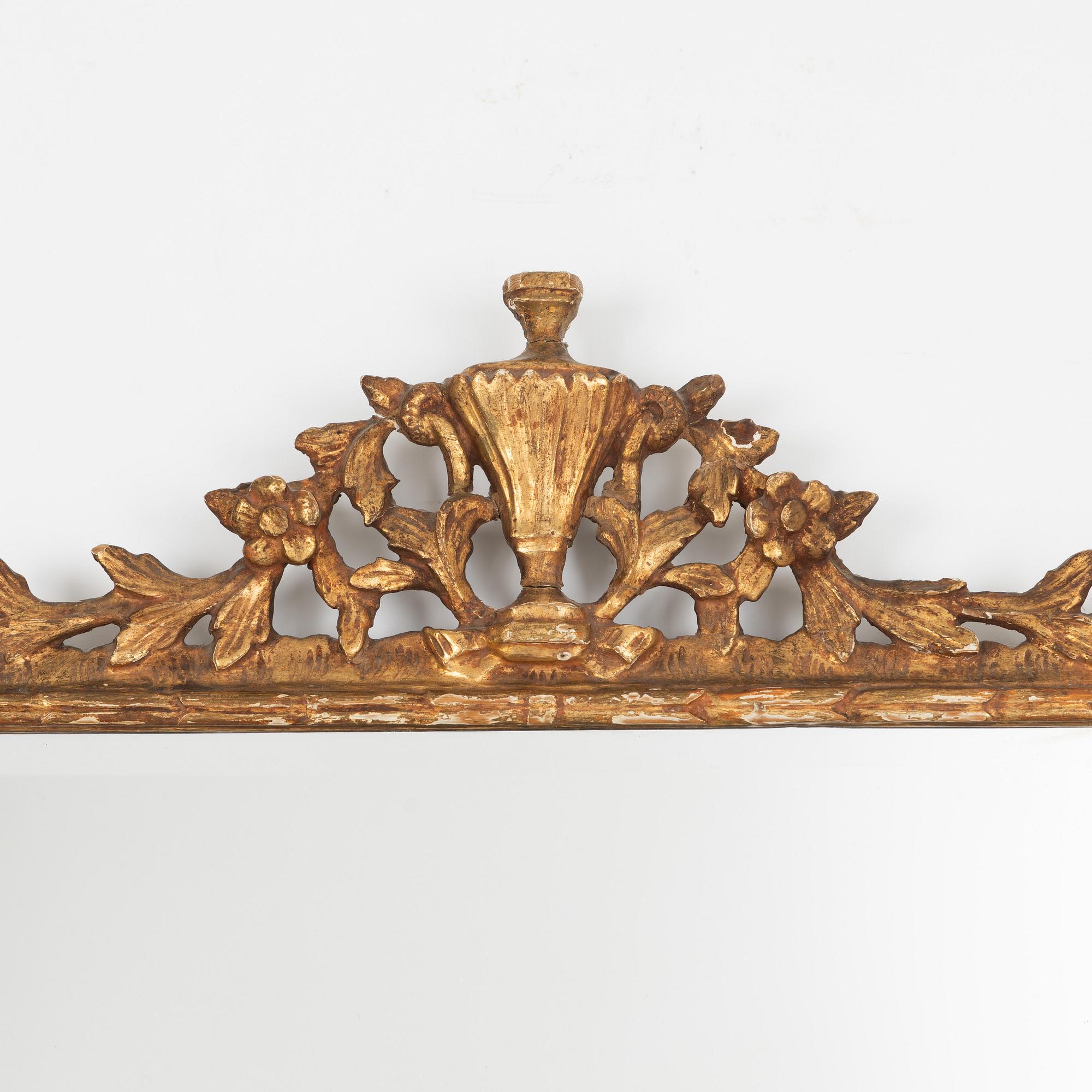 Mirror, Rococo style, circa 1900.