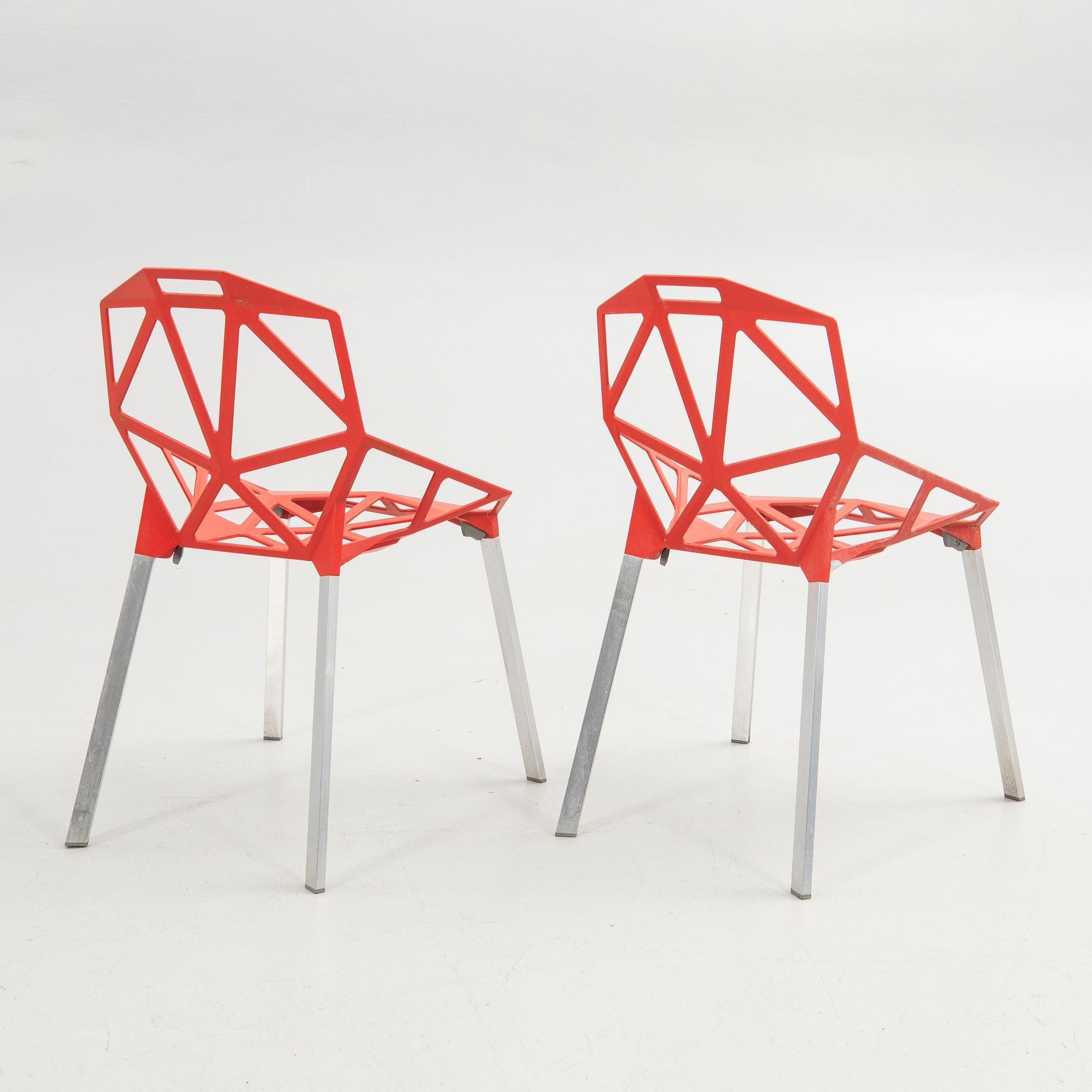 Konstantin Grcic, stolar, ett par, "Chair one", Magis, 2000-tal.