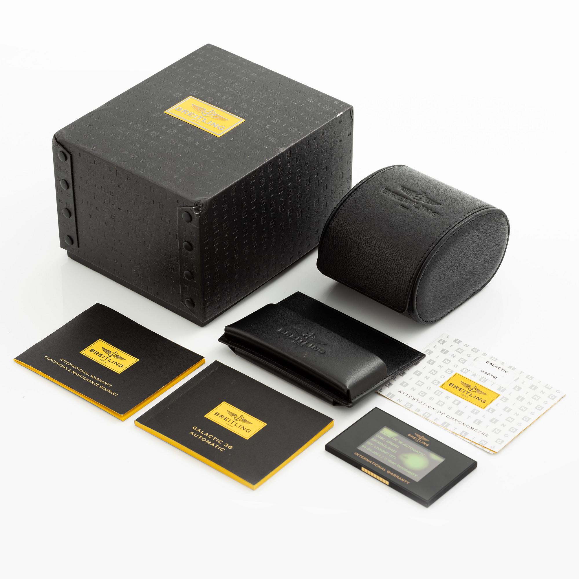 Breitling, Galactic 36, wristwatch, 36 mm.