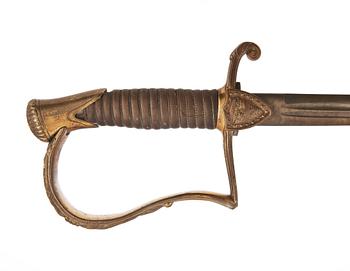 SABEL, m/1889 för artilleriet.