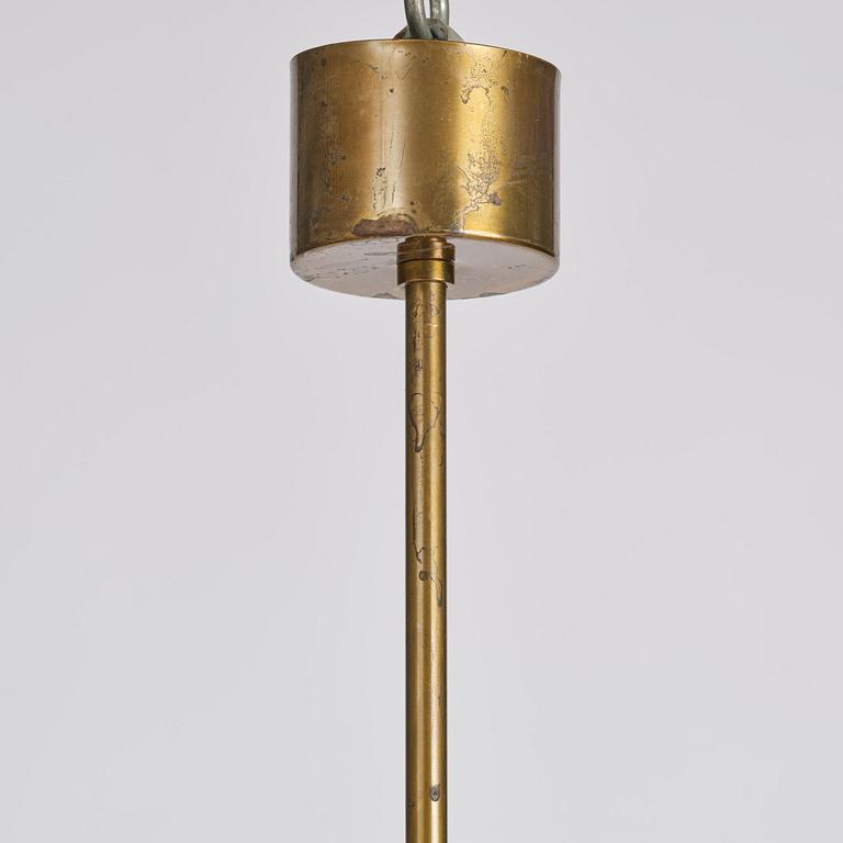 Bertil Brisborg, attributed to, an imposing pair of ceiling lamps, Nordiska Kompaniet, ca. 1957-60.