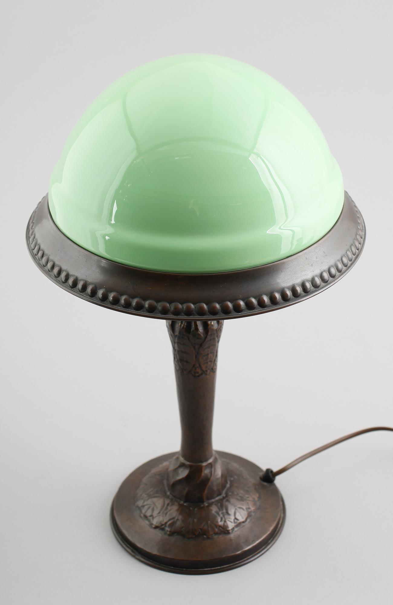 BORDSLAMPA, jugend, sk strindbergslampa, tidigt 1900-tal.