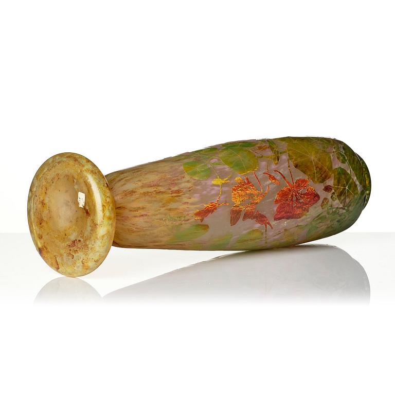 Daum Frères, an Art Nouveau cameo glass vase, Nancy, France.