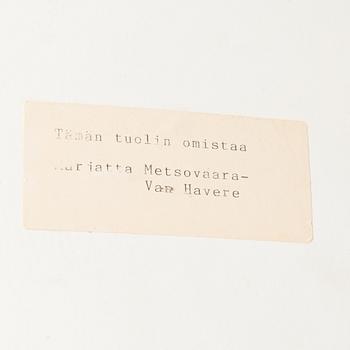 EERO SAARINEN, STOLAR, 4 st, "Tulip", Knoll International 1960-tal.