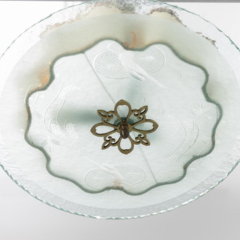 A ceiling lamp, 1930's.