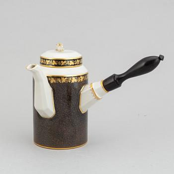 A Royal Copenhagen colonial coffee service, Denmark (9 pieces).