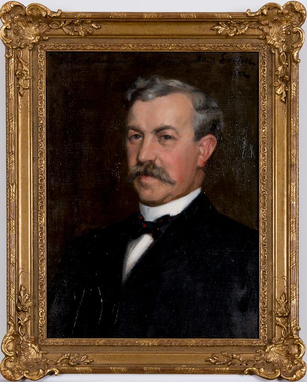 ALBERT EDELFELT, PORTRAIT OF DR. CLAES HÅKANSON.