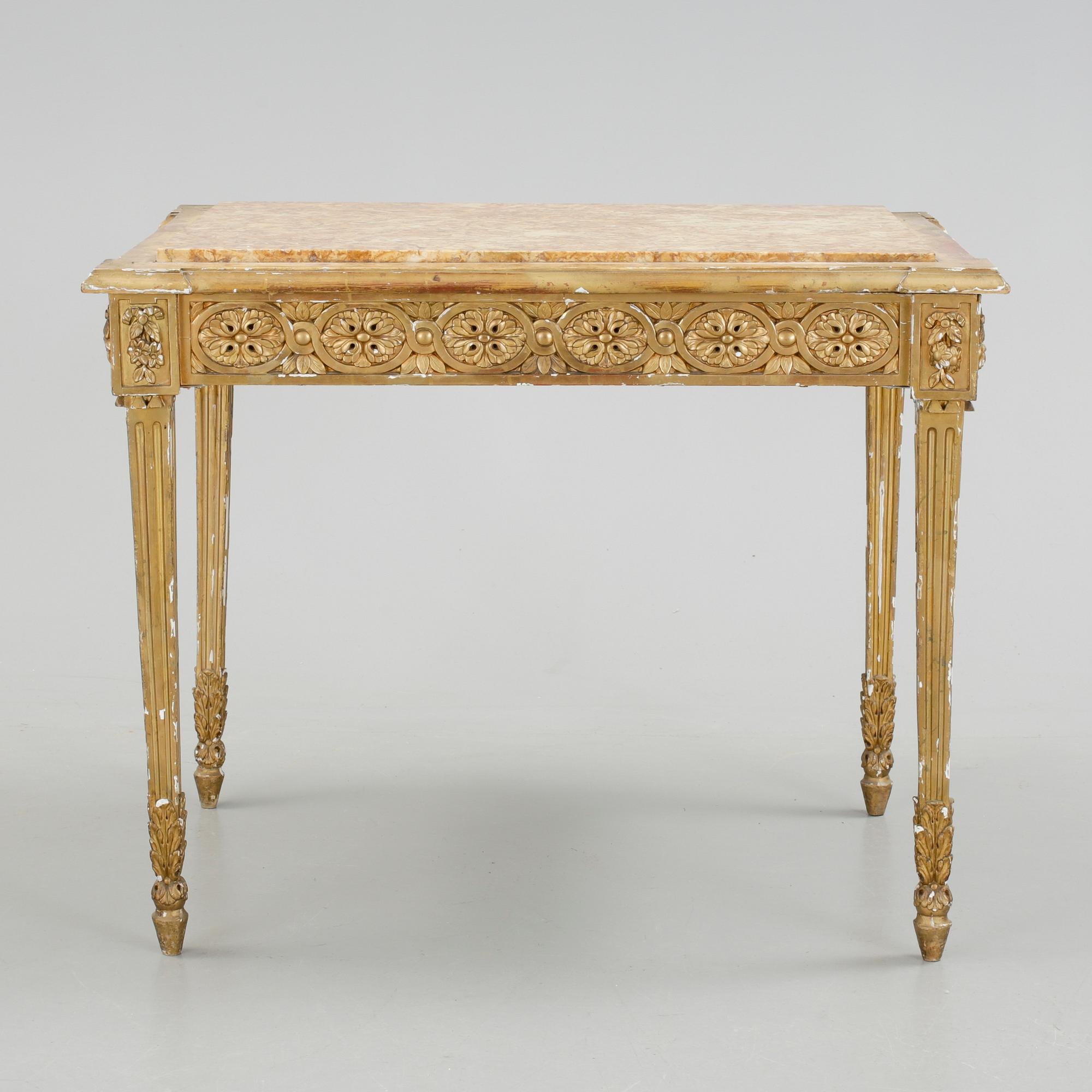 SALONGSBORD, Louis XVI-stil, omkring 1800-talets sista kvartal.