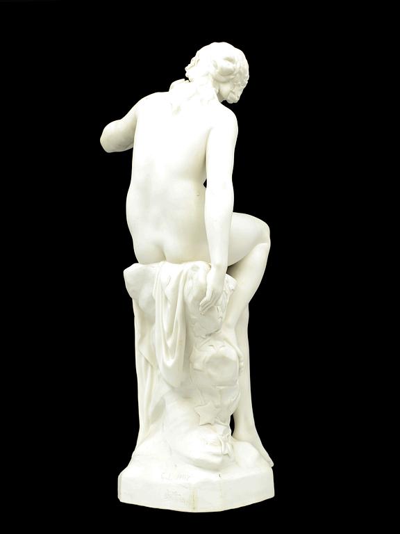FIGURIN, parian. Gustavsberg 1910, efter G.E 1902. "Eko".