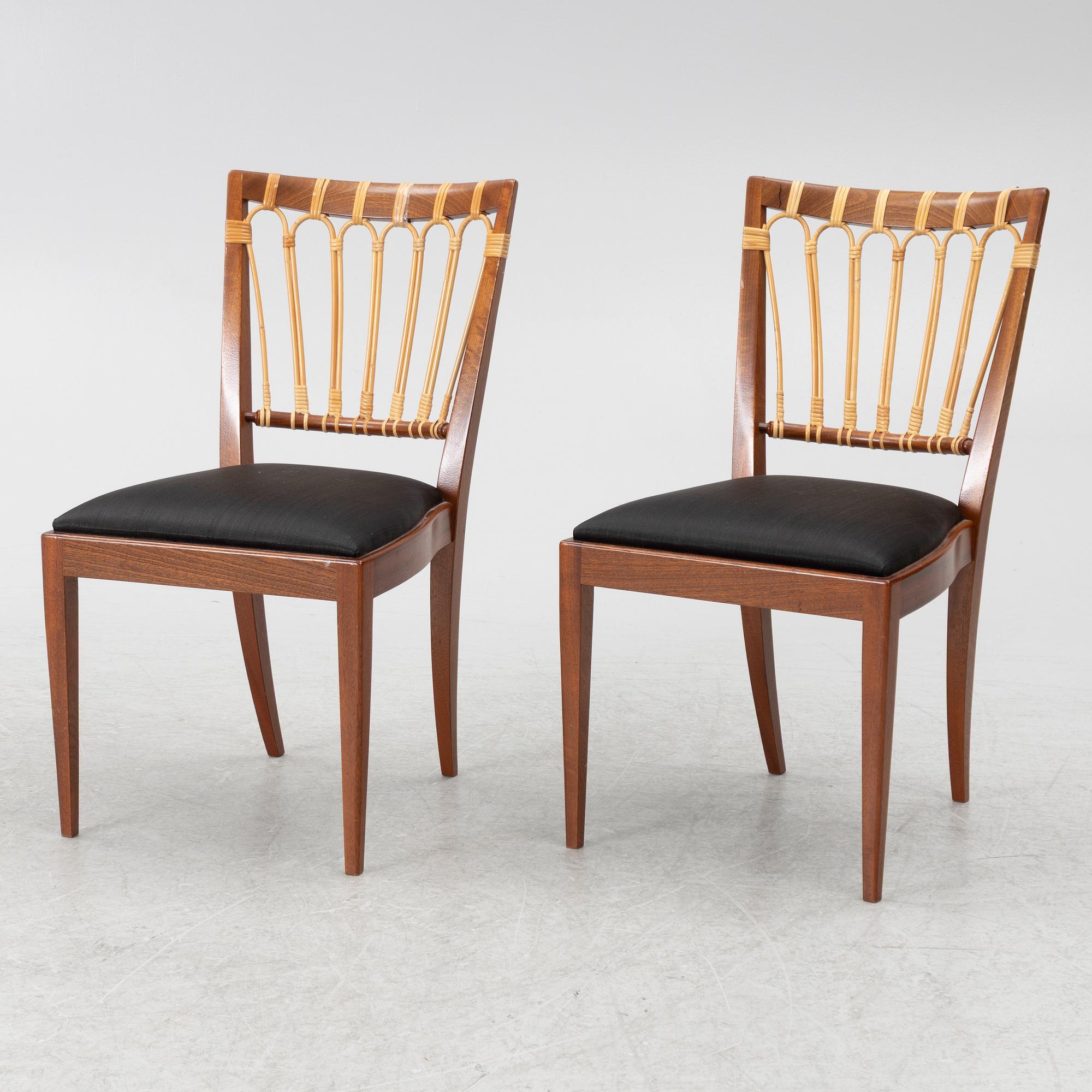 Josef Frank, Five model 1165 chairs, Svenskt Tenn.