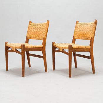 Hans J Wegner, tuoleja 7 kpl, malli  CH-31 Carl Hansen & Son, Tanska 1960-luku.